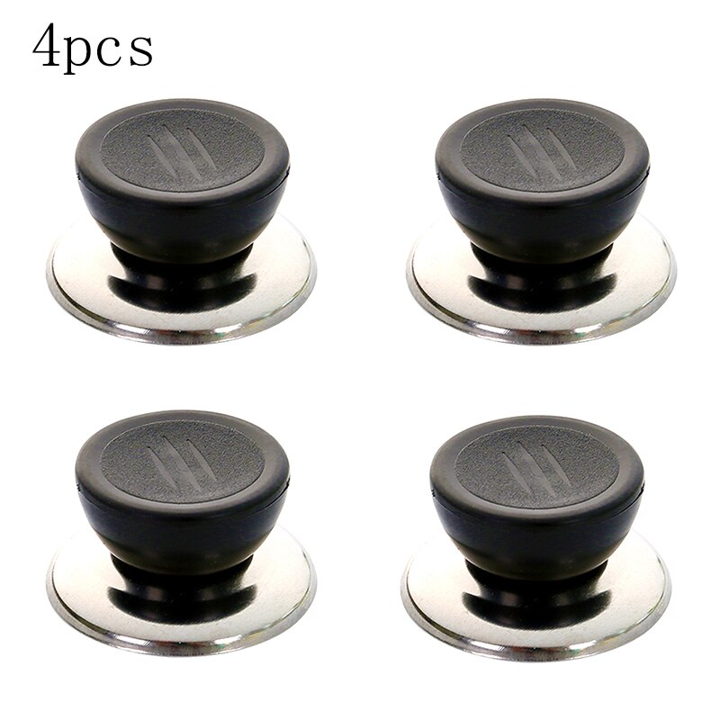 1/4pcs Universal Replacement Kitchen Cookware Pot Pan Lid Hand Grip Knob 6-10mm Holes Cover Pan Lid Handle Kitchen Accessories: 4pcs