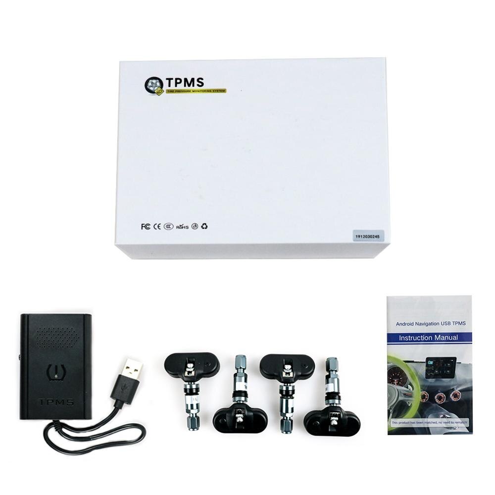 Wireless Tire Pressure Monitor System Car TPMS Auto Security Alarm Systems Tyre Pressure Warning