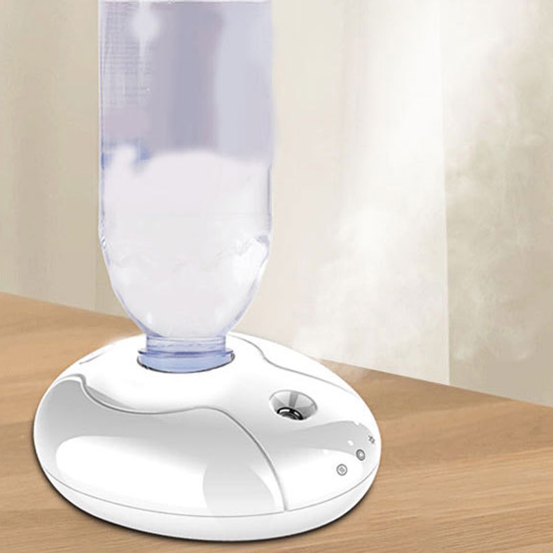 Humidificateur d'air USB LED veilleuse arôme diffuseur brumisateur pour humidificateur de bureau à domicile Portable porte-bouteille humidificateur