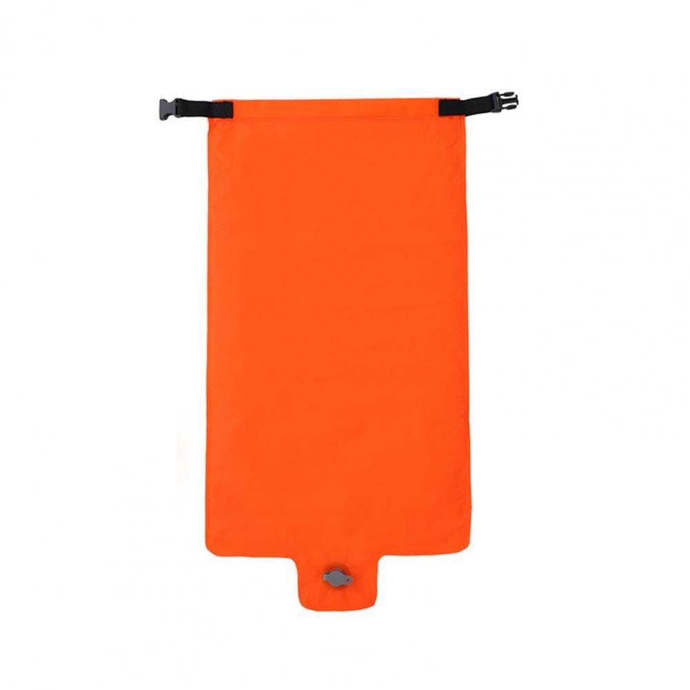 Portable Inflatable Bag Integrated Strap Waterproof Folding Inflatable Flotation Bag Swimming Inflatable Air Bag for Outdoor: Orange