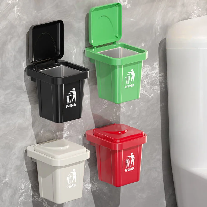 Bærbart askebeger, søppelbøtte-askebeger med lokk, askebeger i rustfritt stål, vegghengt bad, askebeger mot flyveaske