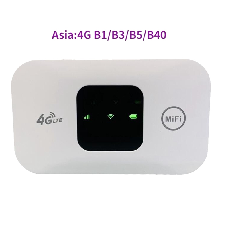 Modem Wi-Fi Samochodowy mobilny hotspot Wi-Fi bezprzewodowy Mifi 150 Mb/s Obsługa 10 użytkowników z gniazdem karty SIM