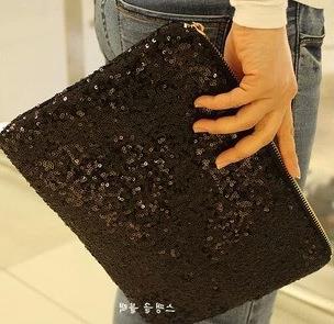 Full Glitter Women Evening Bags Day Clutch Bag Makeup Bag Sequined Trendy Wear-Resistant Large Capacity Handbag