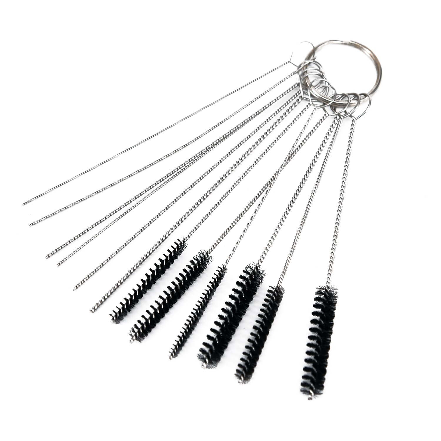 Brushes & Needles Car Dirt Carbon Carburetor Cleaning Remove Tool Kit