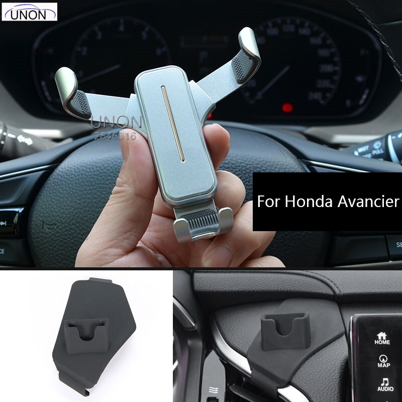 For Honda Accord Civic Crv Breeze Avancier Odyssey Fit Mobile Phone Vehicle Mounts: Avancier silver 2pcs