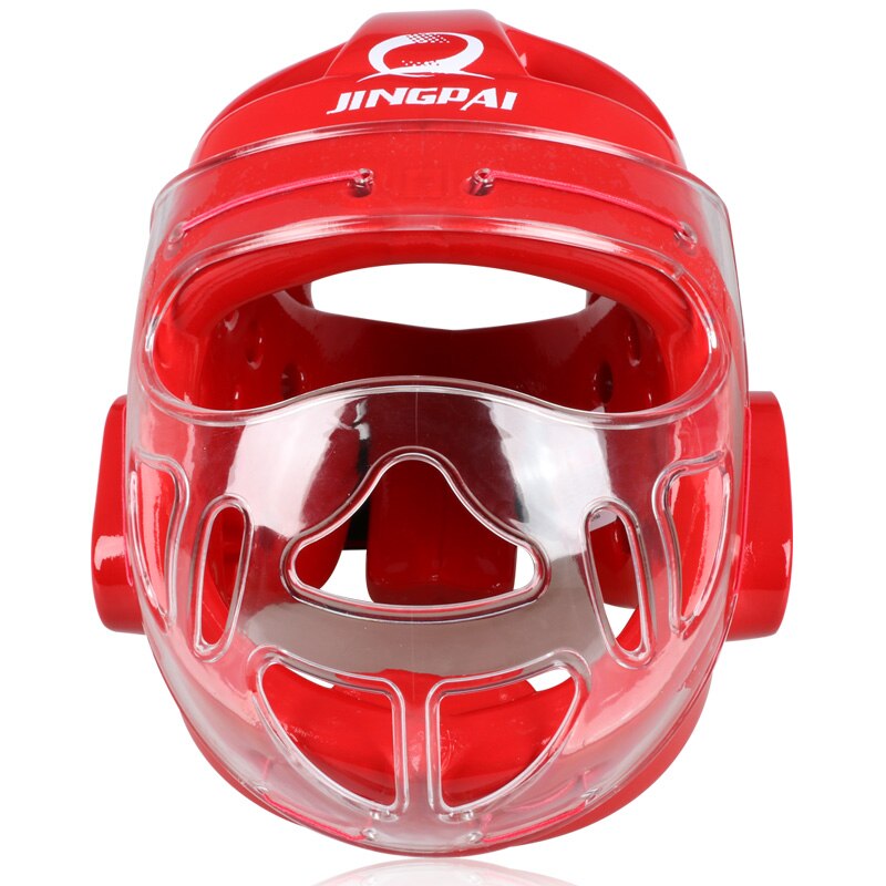 adulte enfants casque de karaté fitness taekwondo casques WTF casque protecteur avec masque facial support de protection complet