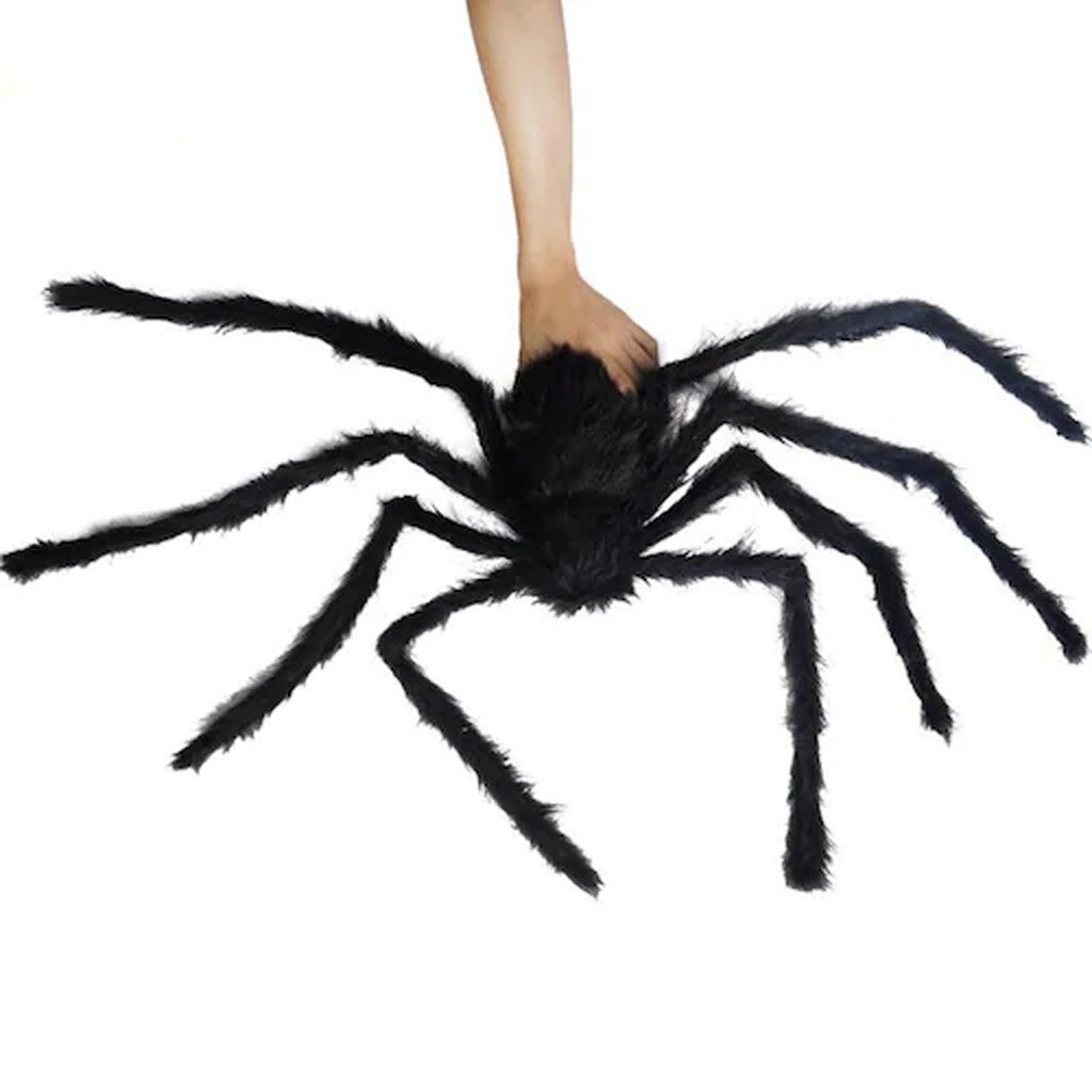 Halloween Decoration Long Plush Spider for Halloween House Decoration Novelty Toy Haloween Scary Party DIY Decoration