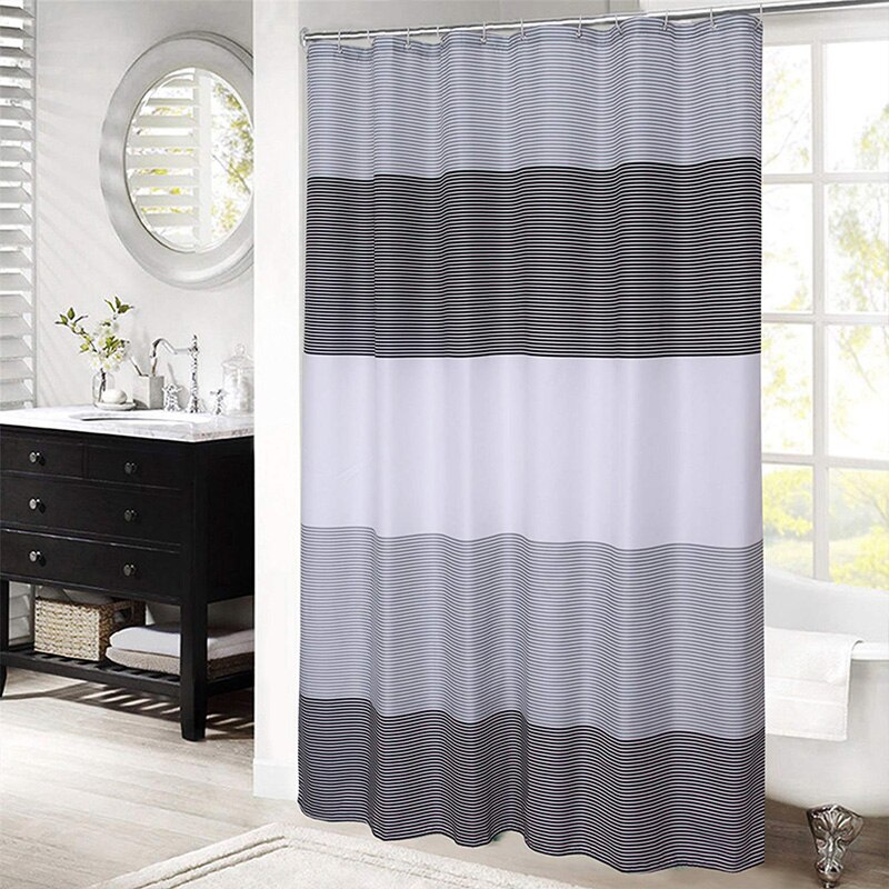 Feuille de plante tropicale Monstera Cactus rideau de douche rideau de salle de bain tissu imperméable Polyester résistant à la moisissure