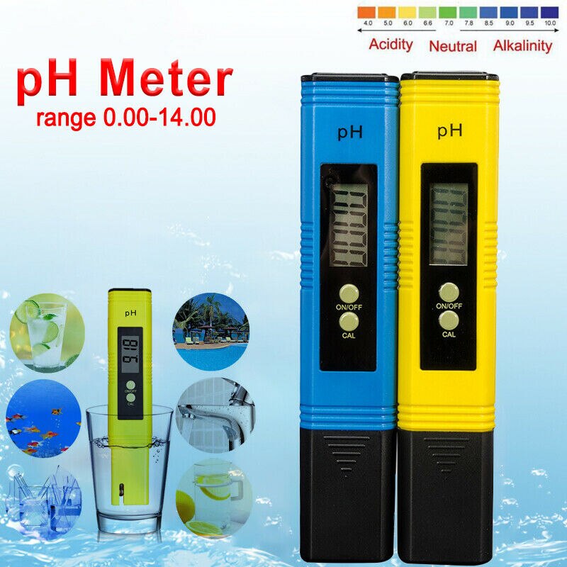 Portable PH Meter Tester Pen Digital Measuring Water Purity Tester For Water Sources/Aquarium/Swimming Pools