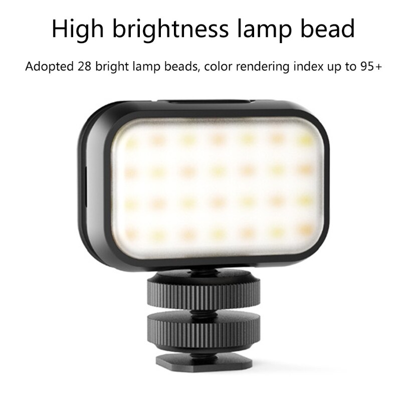 P8dc kurze video-softlights für ulanzi -vl28 aufhelllampen mit doppelblitzschuh