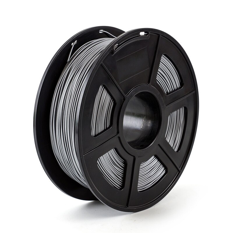 PETG 1.75mm 3D Printer Filament 1kg/2.2lbs Plastic Filament Material for 3D Printer PETG Carbon Fiber: Silver