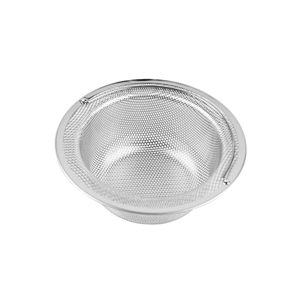2pcs Sink Strainer Wash Basin With Handle Fast Flow Food Catcher Stainless Steel Home Filter Kitchen Anti Blocking Large Basket