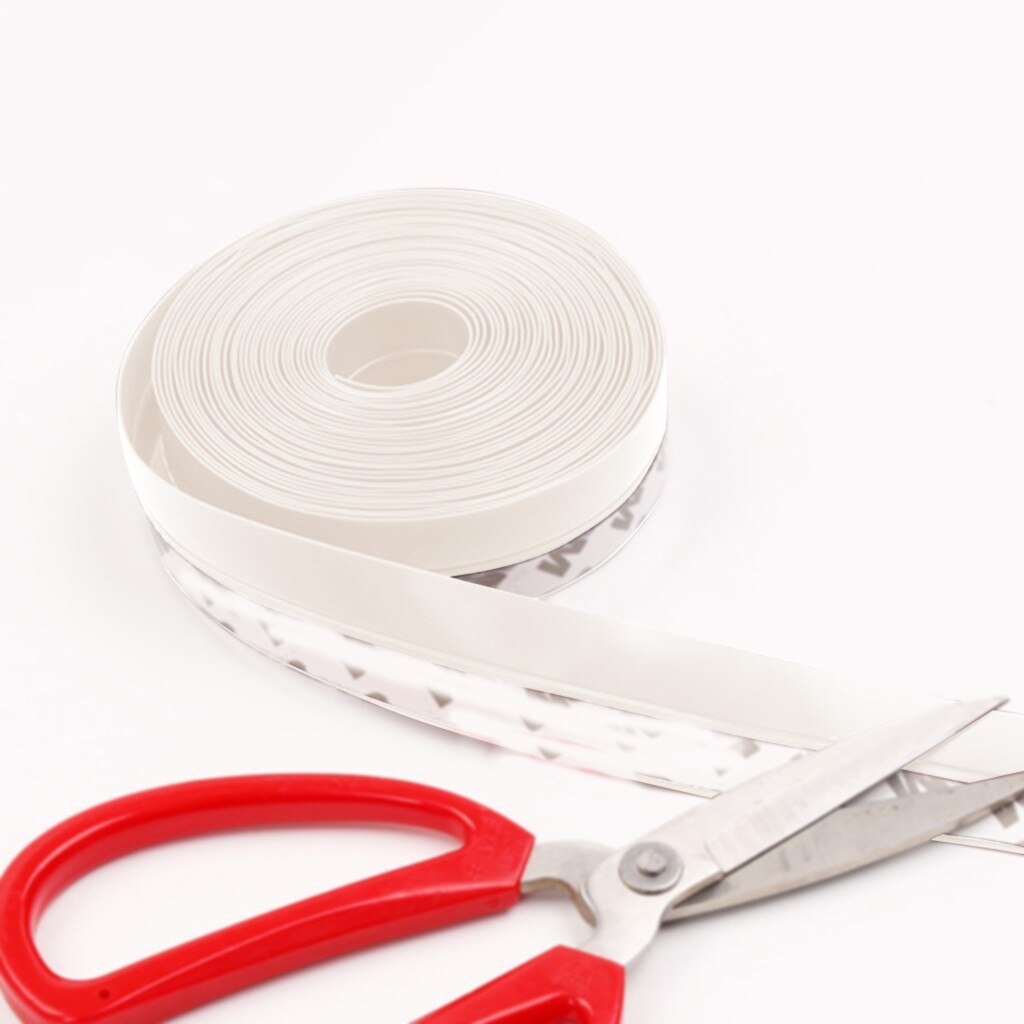 25#Transparent Windproof Silicone Door Stops Sealing Strip Bar Door Sealing Strip Silicone Rubber Self-adhesive Waterproof