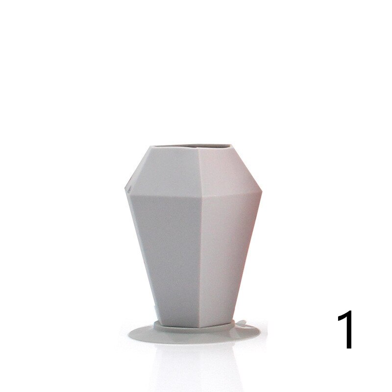 Vase en Gel de silice rétro, pâte Anti-chute, décoration Simple, ventouse Stable, pour la maison, le bureau, accessoires pour la maison: 1