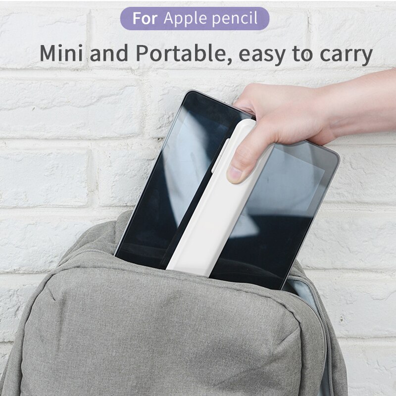 Scatola portamatite portatile per Apple Pencil 1 custodia da 2 generazione per Ipad accessori per matite custodia protettiva custodia rigida in silice