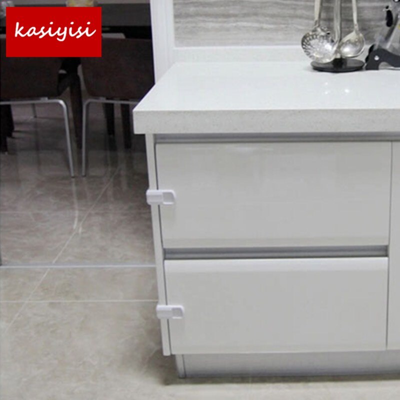 2pcs/Lot Baby Multi Function Drawer Lock Baby Safety Drawer Lock Kids Plastic Cabinet Locker