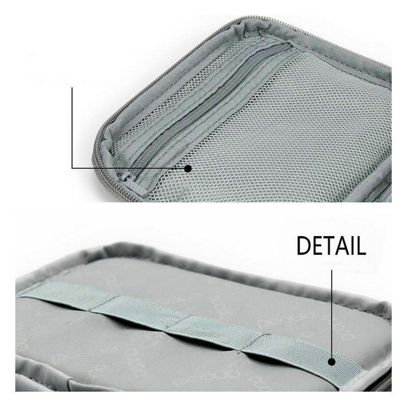 Capaciteit Elektronica Reistas Document Zak Voor Camera Opslag Usb-oplaadkabel Intieme Accessoires BN-D003