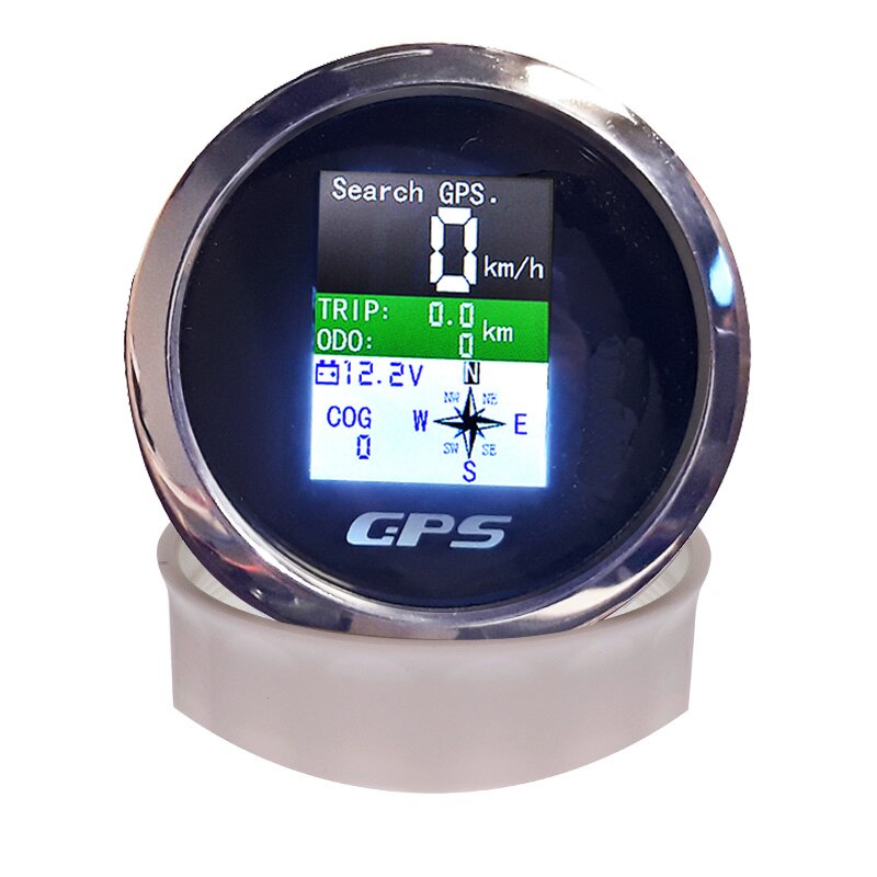 85mm GPS Tachometer Kilometerzähler Einstellbare Reise ODO COG Voltmeter TFT Bildschirm Geschwindigkeit Messgeräte Für Motor Yacht Boot Auto Außenbordmotor