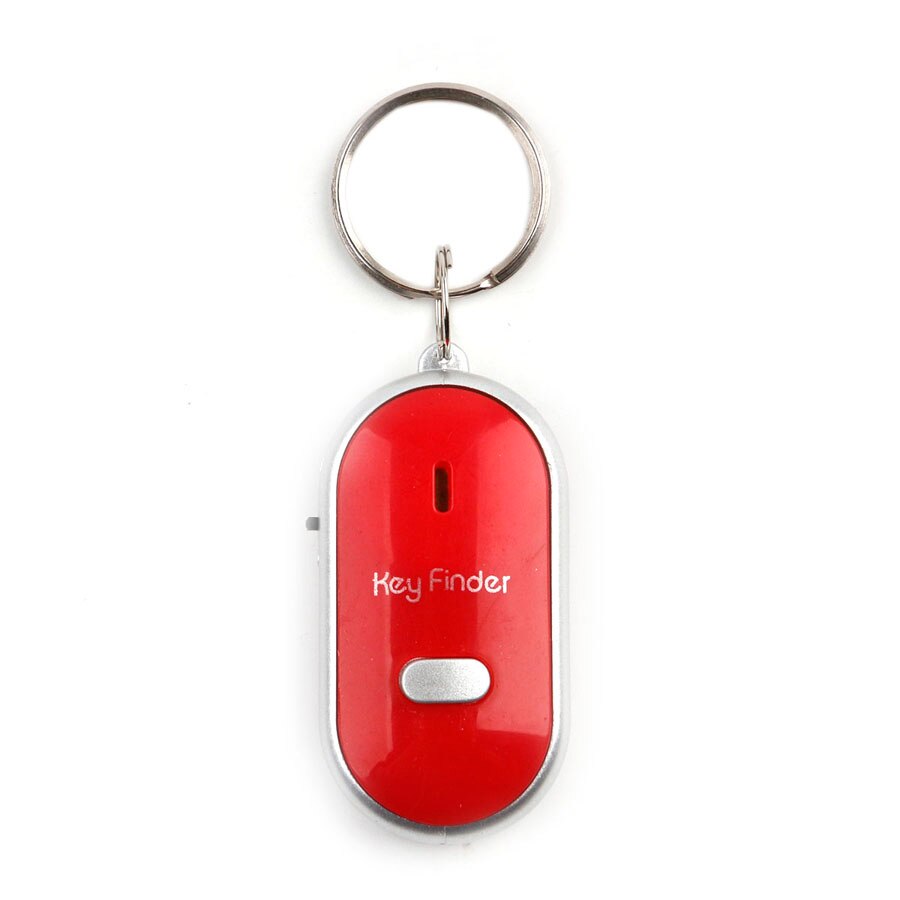 Fuloophi Mini Anti-verloren Schlüssel Finder LED Blinkt Pfeife Klang Keychain Erinnerung freundlicher Schlüssel Tasche Brieftasche Ortungsgeräte Anti Verloren Alarm