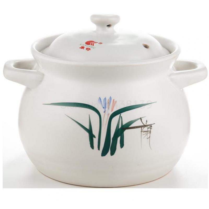 Braadpan Hoge Temperatuur Fornuis Grote Capaciteit Soeppan Open Vuur Straight Soep Soep Home Gas Pap Pot Keramische Pot