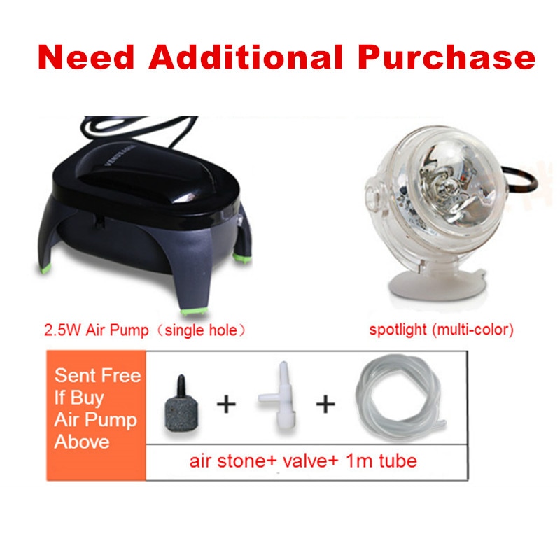 Aquarium Volcano Stone Decoration Fish Tank Bubble Volcano Eruption Aquarium Ornament Used With Air Pump Led Light