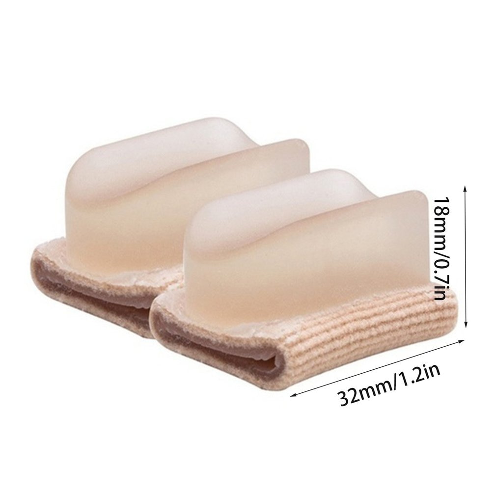 1 pc høj elastisk tå finger glattejern hammer tå hallux valgus korrektor bandage tå separator fodpleje bandage