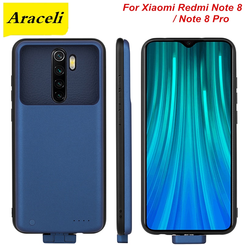 5000 mah til xiaomi redmi note 8 note 8 pro batterioplader cover eksternt smartphone cover power bank power case