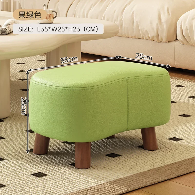 Porche poufs petit tabouret Simple chaussure tabouret salon canapé repose-pieds Table basse petits tabourets doux petite chaise maison tabourets: Or