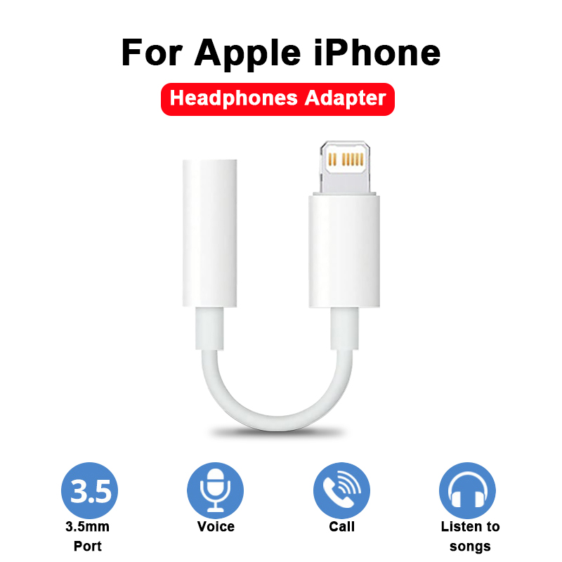 Do Apple iOS HiFi Lightning do 3,5 mm Adapter słuchawkowy Kabel AUX Do iPhone 14 13 12 11 Pro Max X XS Złącze Rozdzielacz audio