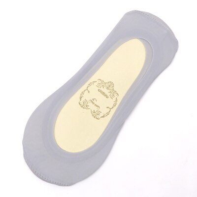 1Pair 2Pcs Lace Boat Socks For Women Summer Ultrathin Antiskid Non-slip No Show Invisible Mesh Socks Slippers Chaussettes Femme: Gray