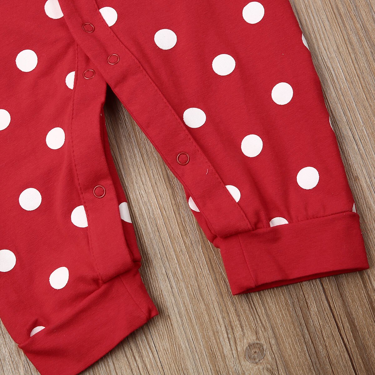 Kerst Romper Voor Baby Boy Meisje Dot Herten Gedrukt Lange Mouw Een Stuk Xmas Jumpsuit Baby Outfits 0-18M