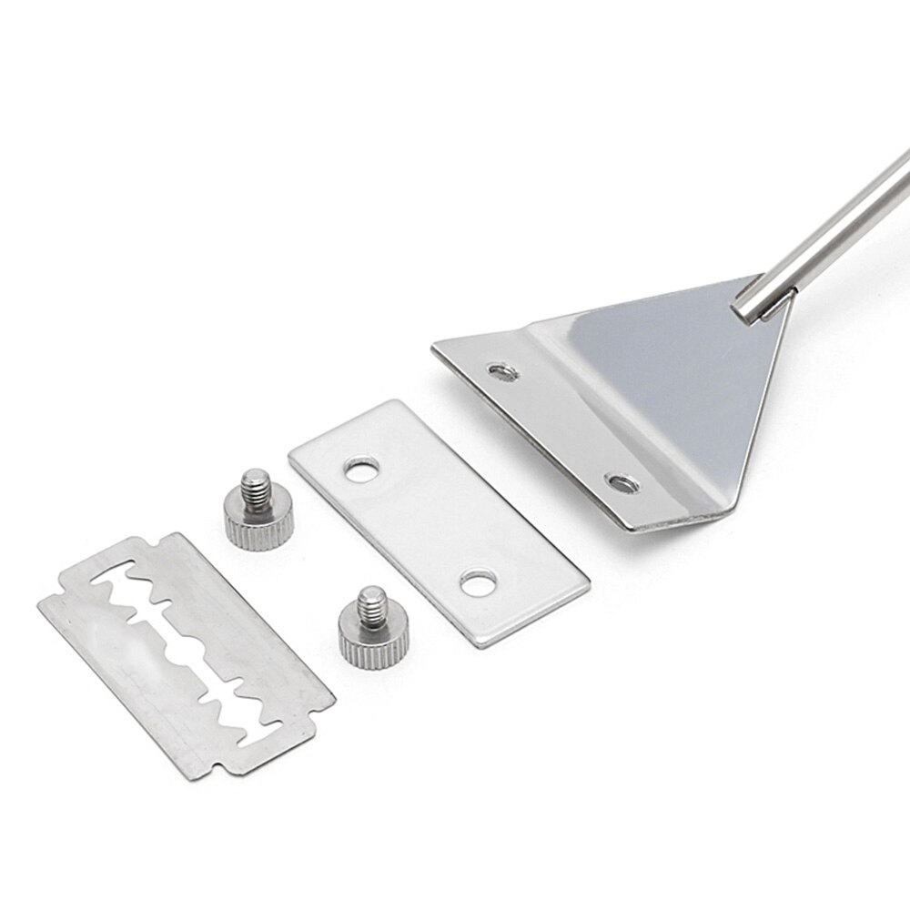 1 Piece Aquarium Window Cleaner Seaweed Scraper Fish Tank Glass Cleaning Brush Stainless Steel Cutter