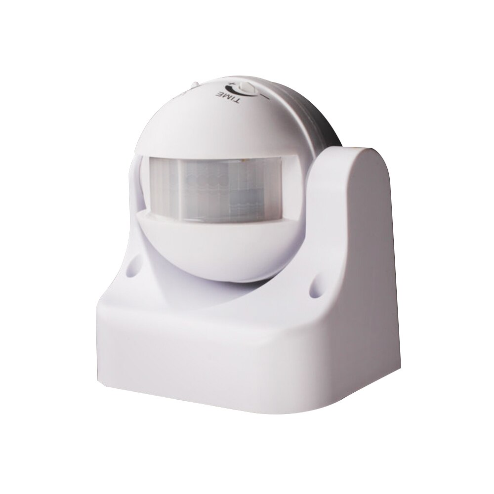 Outdoor 180 degree Auto PIR infrared Motion Sensor Detector light Switch white/black 220V/AC-240V Lamp Switch Security Lighting: White