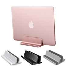 Aluminium Verticale Laptop Stand Dikte Verstelbare Desktop NoteBooks Houder Opgericht ruimtebesparend Stand voor MacBook Air 13/pro