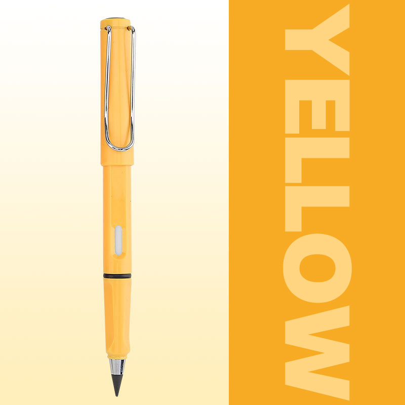 Technology No Ink Pen Unlimited Writing Pencils No Cutting Students Magic Pencils For Writing Art Sketch Painting Tools: Yellow