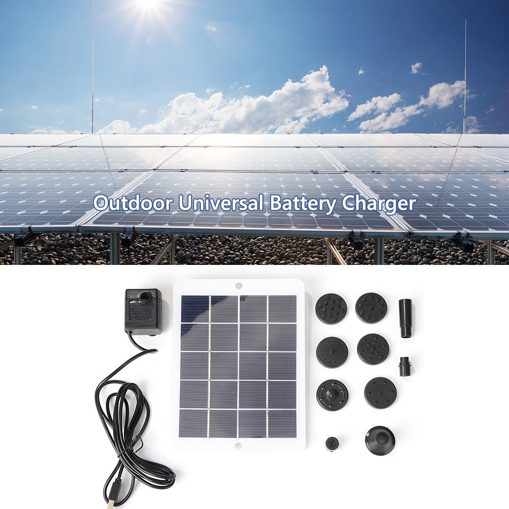 3W 5V Solar Panel Kit Portable Cells Power Bank for AA / AAA Battery Mobile Phone Solar Charger Solar Panel Battery Charger 0.5W