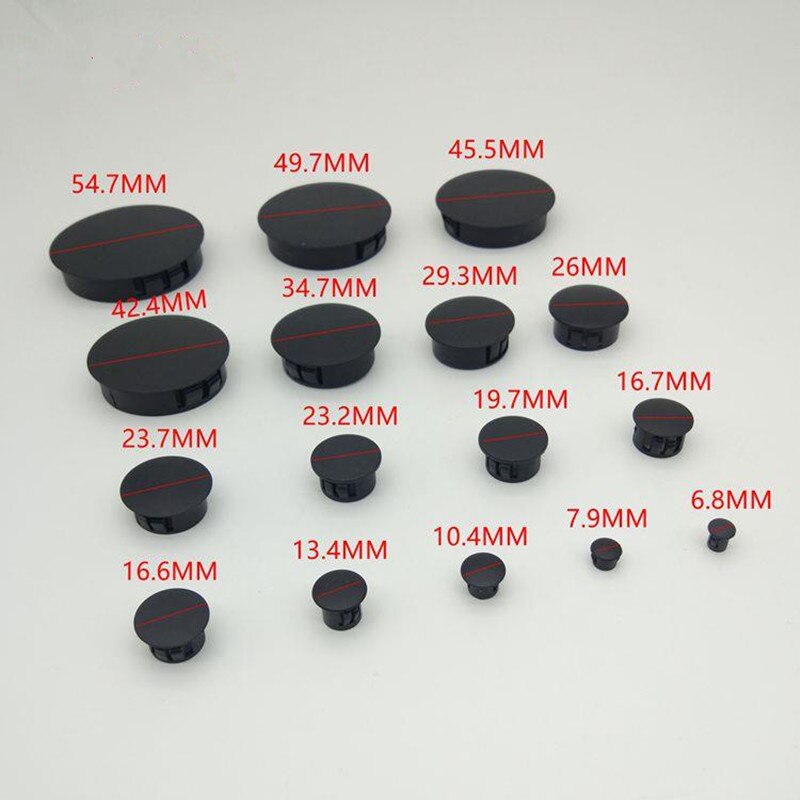 10pcs Plastic Panel Kongsai Hole cover Reserved hole plugging Decorative pressure cap Pipe Tube Blanking End Insert Dust Plugs