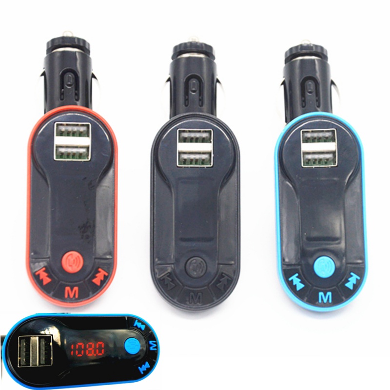 Verkoop Auto Bluetooth Draadloze Fm-zender MP3 Speler Handsfree Car Kit Usb Tf Sd Muziek Sigarettenaansteker