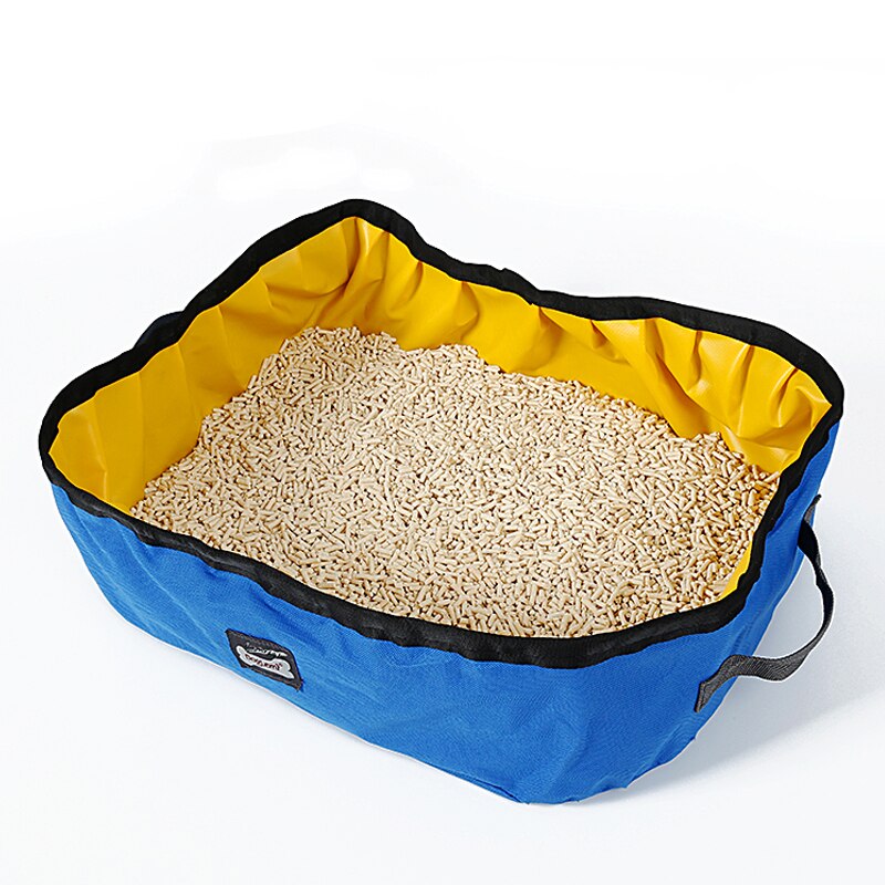 Portable Outdoor Cat Litter Box Foldable Travel Cat Litter Pan