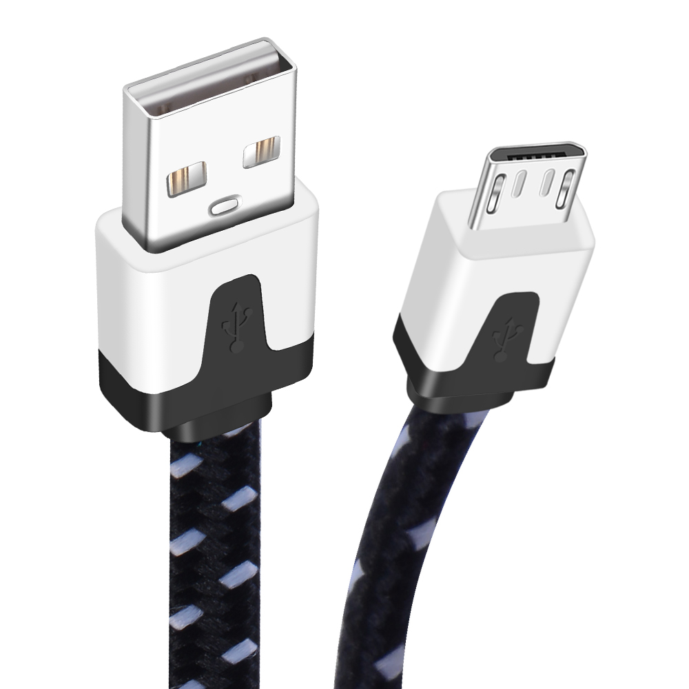 Olaf-cargador USB de carga rápida 5V2A para móvil, cargador de pared rápido para iPhone X, 8, 7, iPad, Samsung S9, Xiaomi mi 8, Huawei: Only Cable Black