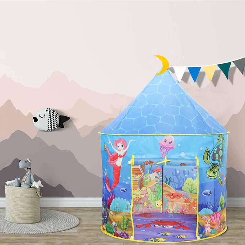 Children's Tent Underwater World Tipi Infantil Tent Play Game House for Children Indoor Tent for Kids Play House