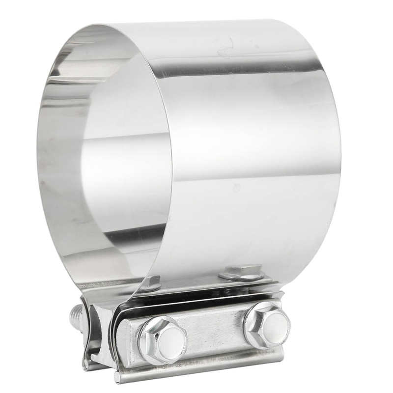 Uitlaatpijp Connector Uitlaatpijp Uitlaatspruitstuk Band Klem Rvs Butt Joint Universal Voor Uitlaten Down Buizen: 4 inches