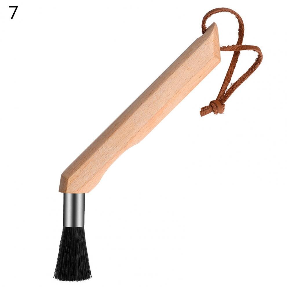 Limpiador de cafetera de mango largo, cepillo de limpieza de cerdas densas que ahorra trabajo, cepillo para elaboración de café, accesorios Barista: 7