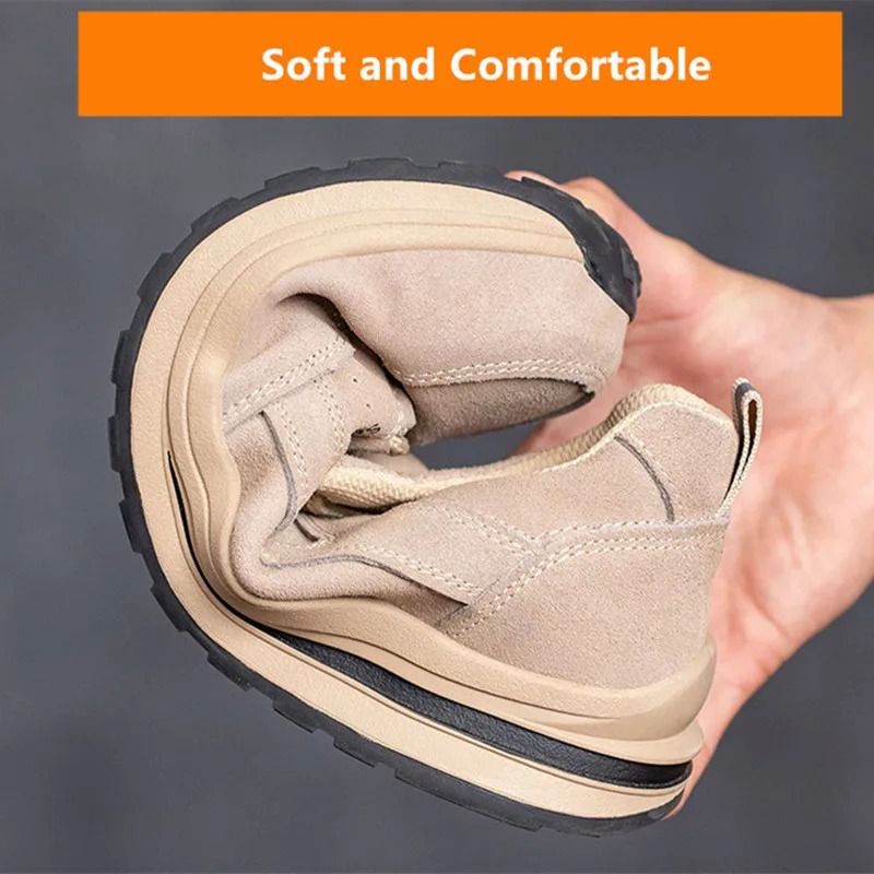 safety autumn shoes breathable work shoes anti stab work sneakers with steel toe indestructible shoes anti smashing safety shoes