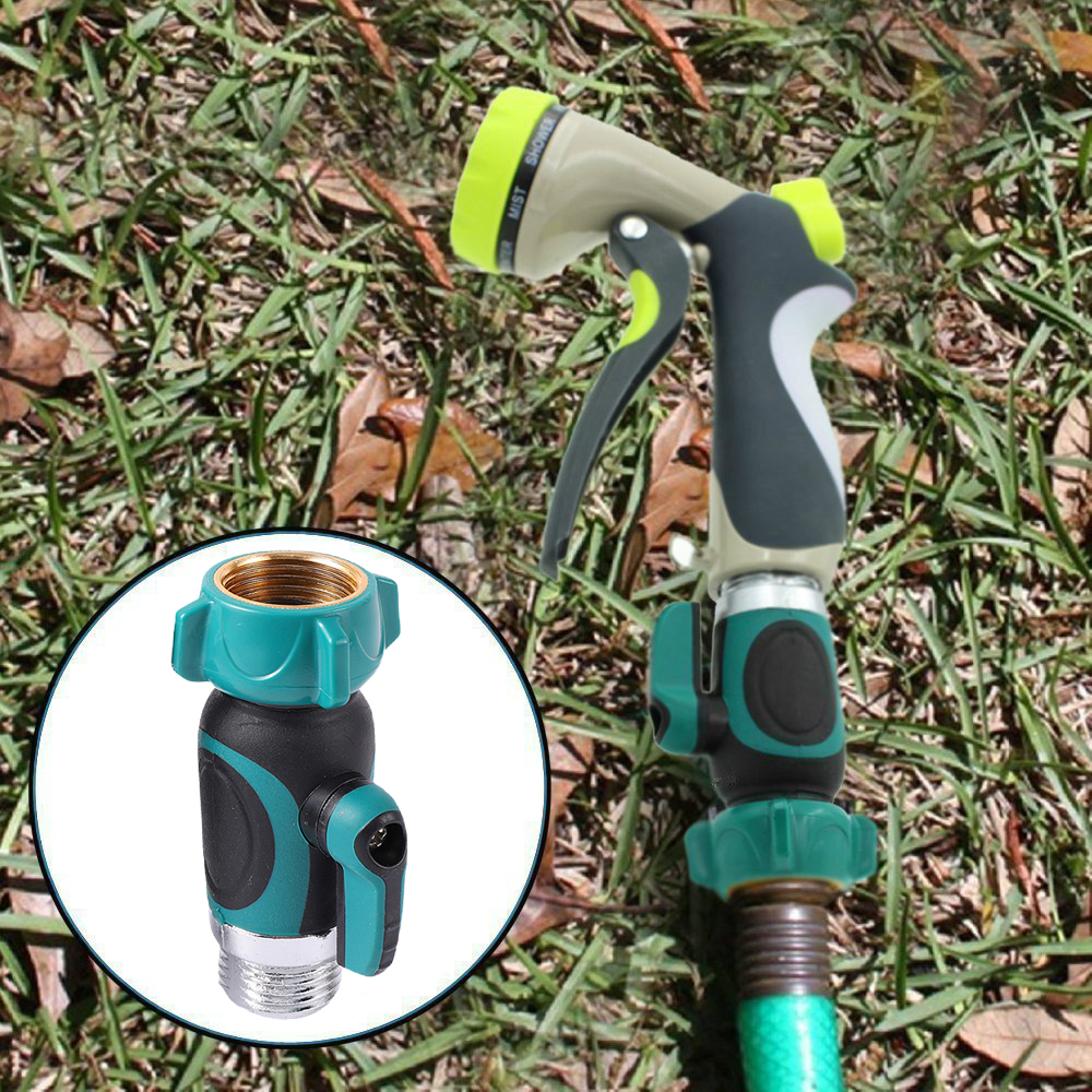 Divisor de mangueira de irrigação de jardim, válvula de derivação de água de 1 via e 2 vias, 3/4 ", torneira de rosca padrão americano, adaptador de torneira distribuidor de água
