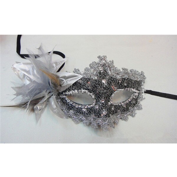 Lace Venetian Mask Masquerade Carnival Masked Sexy Upper Half Face Mask Ball Fancy Dress Costume Black/White/Silver/Red: Blue