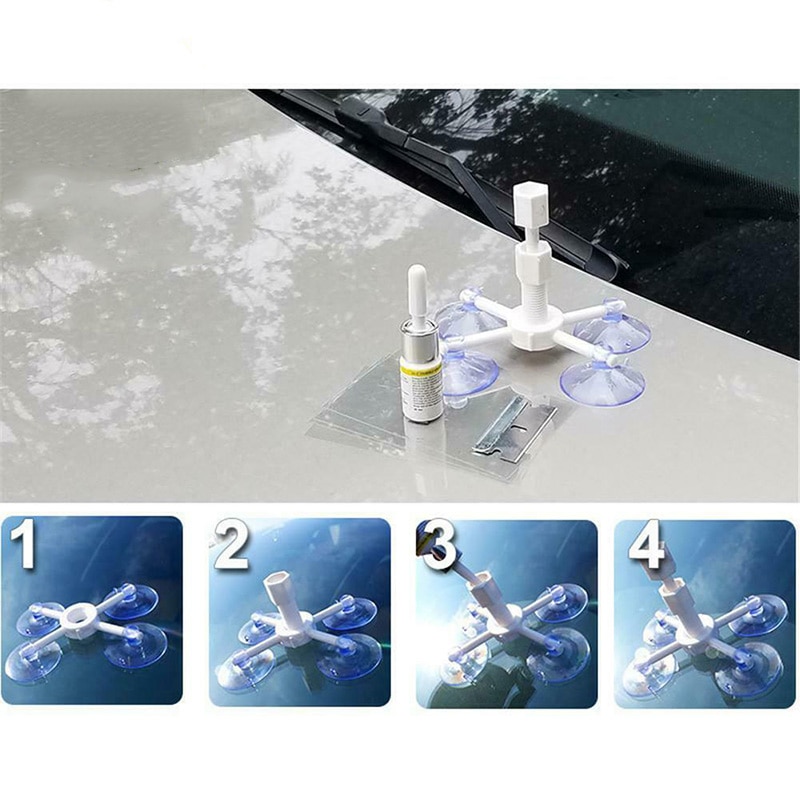 Curing strip Windshield Repair Kit Collision For phone screen Impact Device