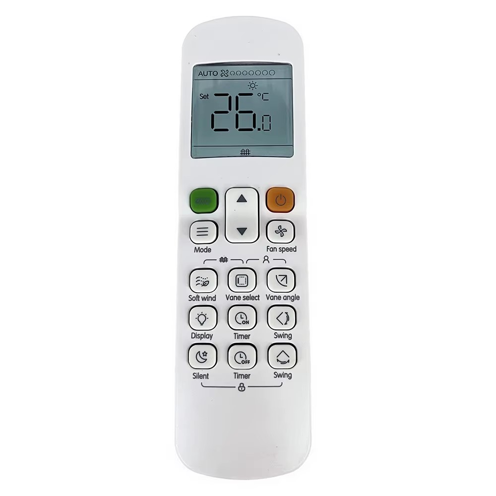 Used Original RM12F WL-12F-CM RM12D Remote Control For Midea Air Conditioner VRF cool and heat With Backlight: WHITE