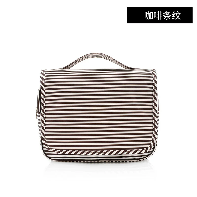 High Capacity Makeup Bag Travel Cosmetic Bag Waterproof Toiletries Storage Bags Travel Kit Ladies Beauty Bag: Orange