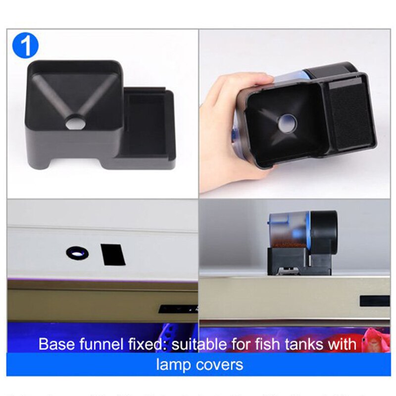 Akwarium podajnik automatyczny akwarium karmnik dla ryb podajnik czasowy podajnik automatyczny dozownik podróż pokarm dla ryb dwa regulowane cyfrowe